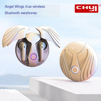 Chuyi cool TWS auriculares Bluetooth Angel Wing true Wireless Sports Black Technology Games Esports Wireless Bluetooth Earphones