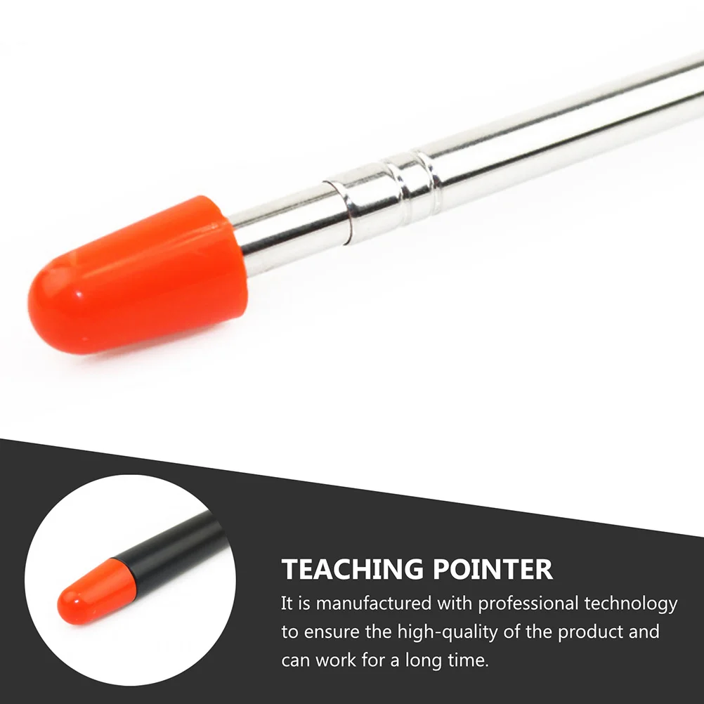 

Stainless Steel Expandable Teaching Pointer Non-Skid Handle Comfortable For Lectures Whiteboard Presentations Classroom