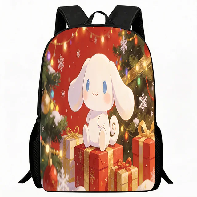 

Kids Bag Christmas Gift Puppy Print School Backpack Breathable Adjustable Children's Casual Daypack Lightweight Durable Kids Boo