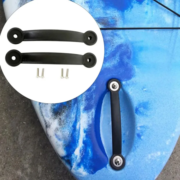 Kayak Canoe PU Carrying Handle, Side Mounted Boat Carry Handle with Screw Washer for Kayak Canoe Boat Replacement Accessory