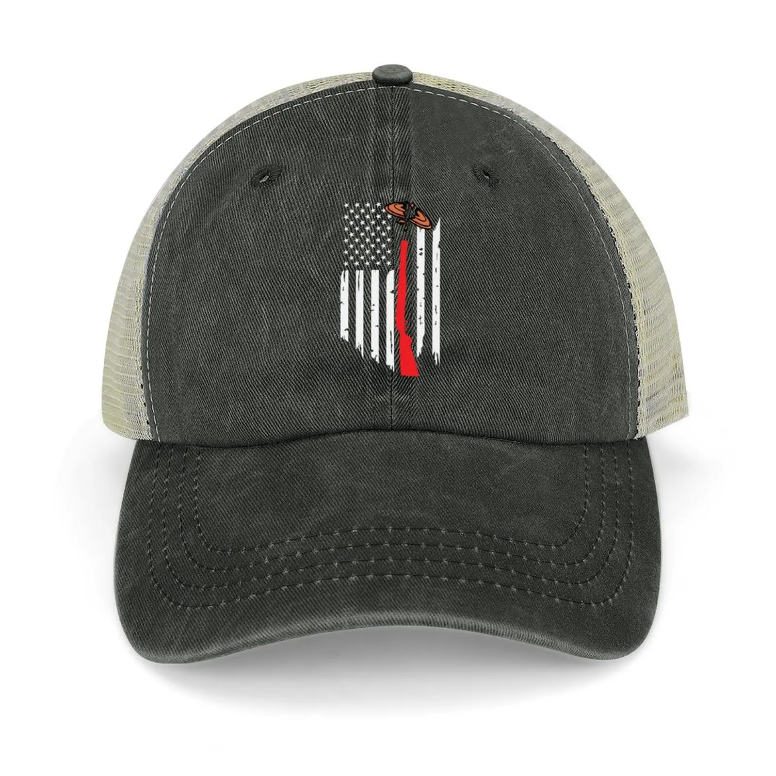 

Skeet Trap Clay Shotgun Shooting USA FlagCap Baseball Cap foam party Hat Luxury Hat Golf Hat Man Mens Hats Women's