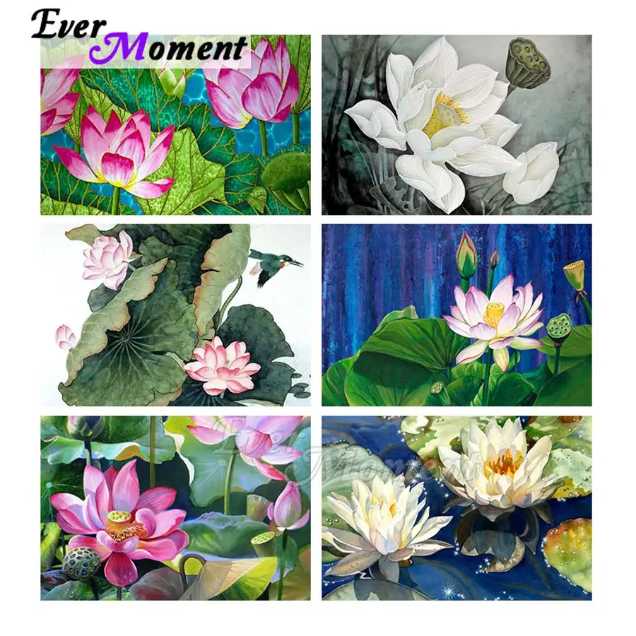 

Алмазная картина Ever Moment, полный квадратный круглый полимерный дрель, алмазный дисплей, вышивка, мозаика, украшение на стену, сделай сам, ASF2230