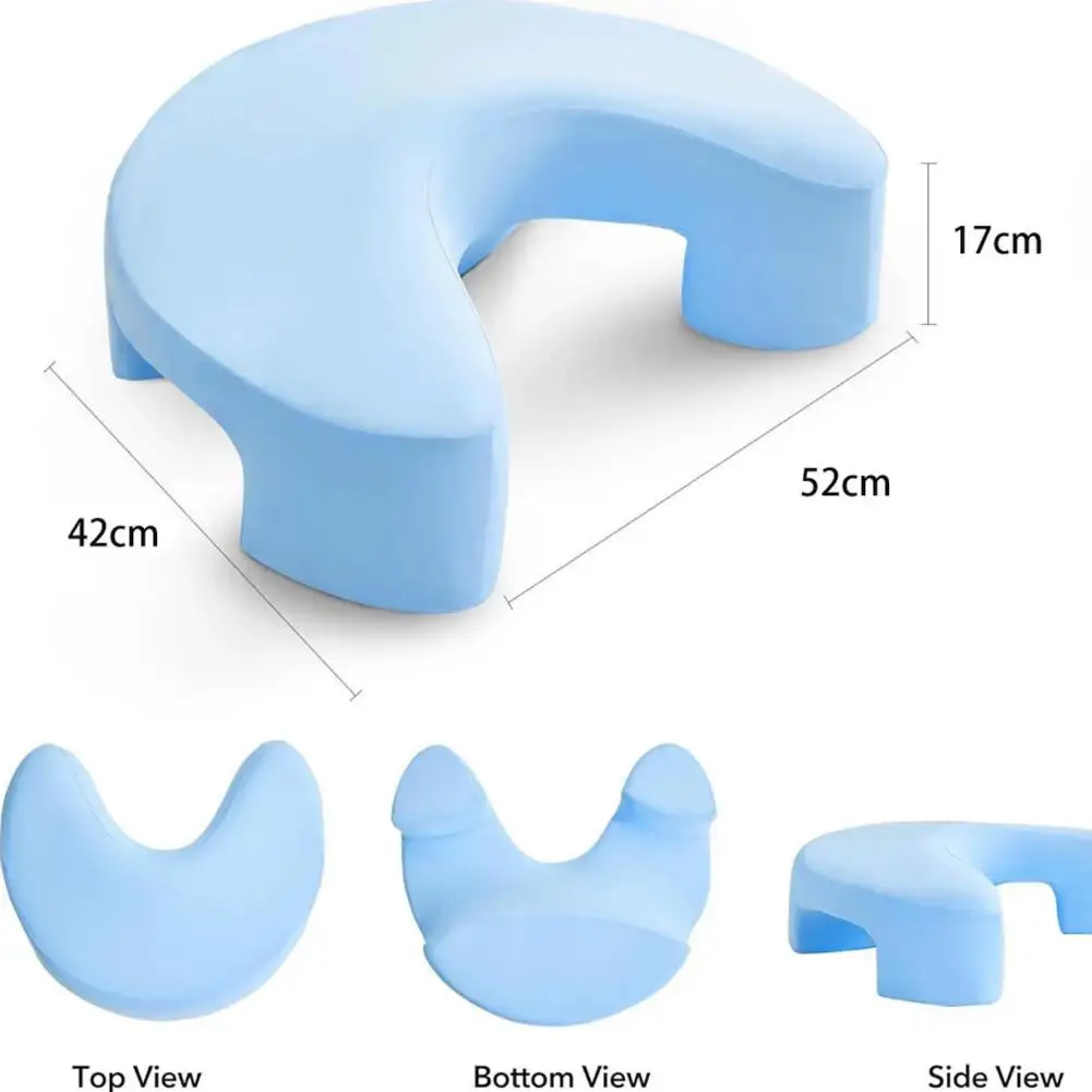 Memory Foam Side Sleeper Pillow with Arm Holes - Image 5