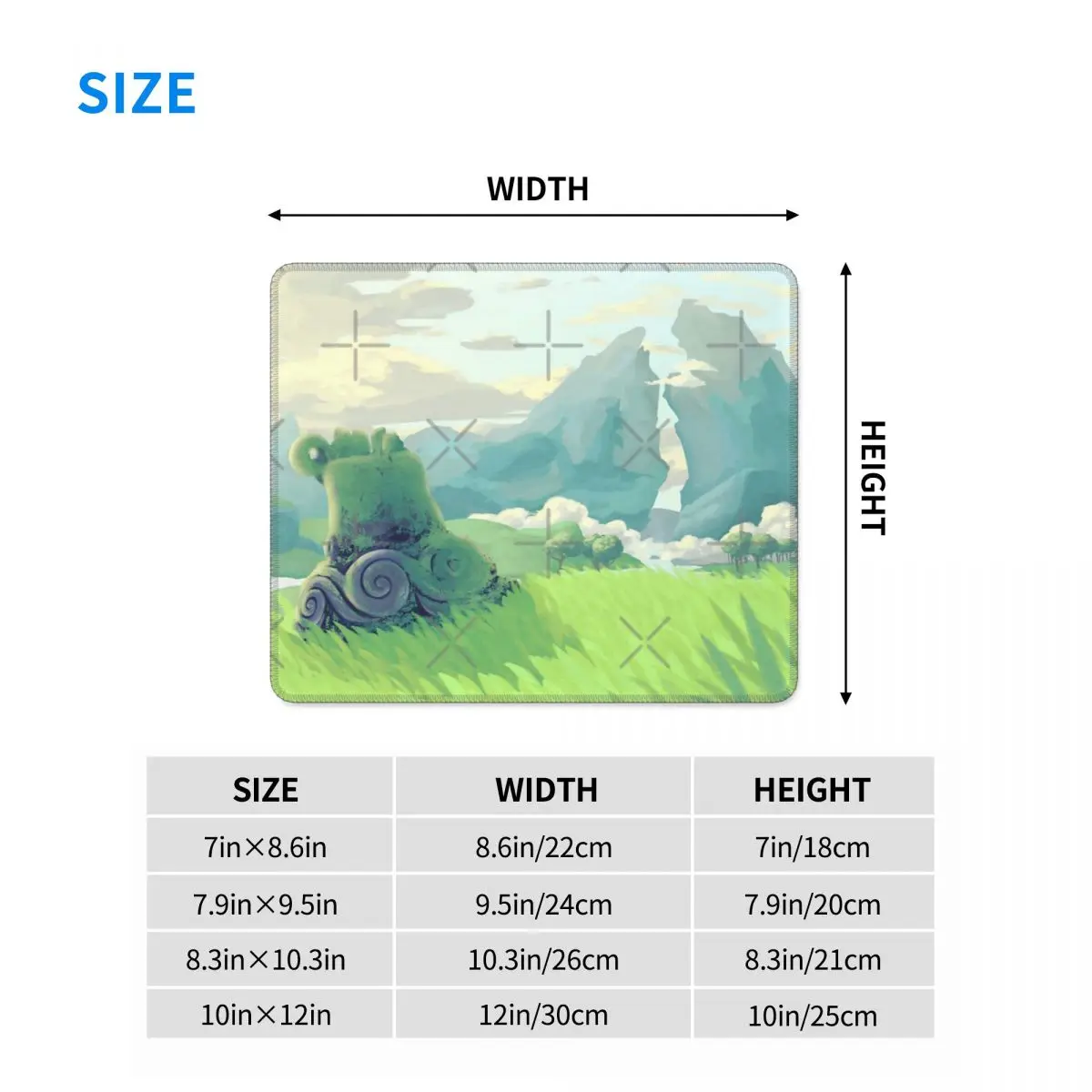 Almofadas de teclado de borracha Dueling Peaks