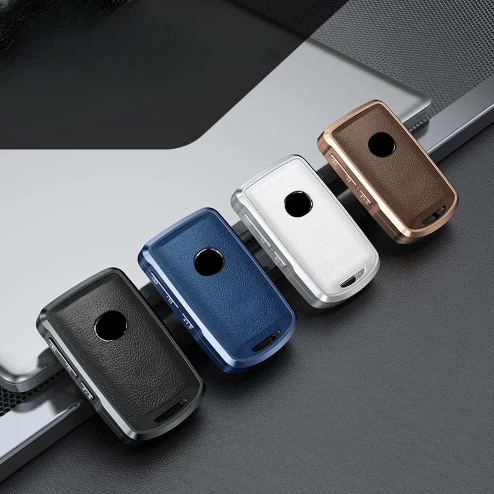 

Car Smart Key Case Cover For Mazda Alexa CX-30 CX-3 CX-5 CX-7 CX-9 CX-4 3 Button Protector Alloy Leather Shell Accessories