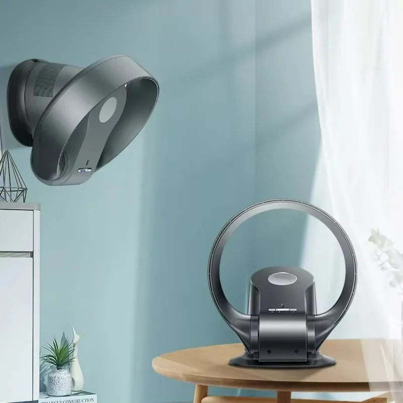 

Bladeless Fan Desktop Wall-mounted Fan with Remote Control Air Circulation Dc Motor Electric Cooling Fan