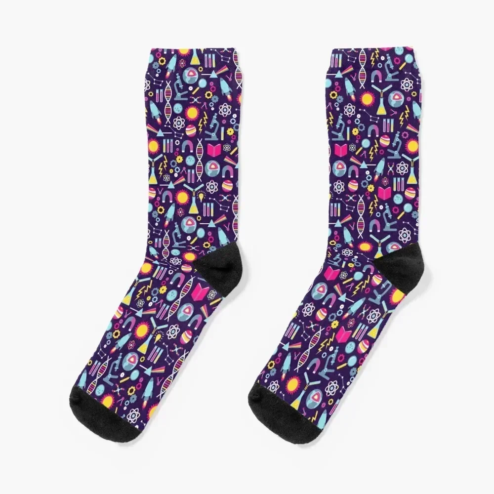 Science Studies Socks retro hiking ankle sports stockings Socks Girl Men's