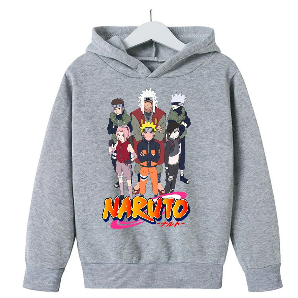 Sudadera con capucha para hombre, Sudadera con capucha con gráfico de Manga de Naruto para niños y niñas, jersey Gaara Hyuga Neji, Sudadera con capucha para hombre Shippuden, ropa básica Simple para niños