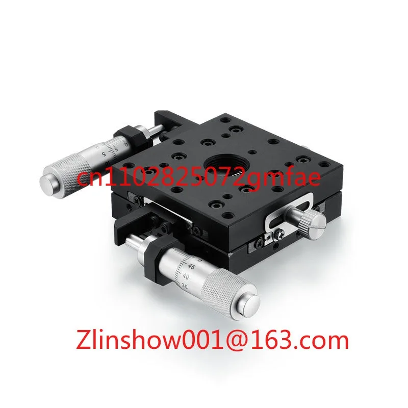 LY60-LB Ultra-thin High Precision Manual Slide Table XY Axis 60x60MM Fine-tuning Platform 29.4N Load Linear Stage