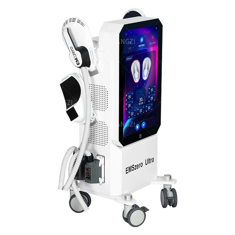 เครื่อง EMS Ultra Nova ระดับมืออาชีพ สำหรับสลายไขมันและกระชับสัดส่วน 6500W 15 เทสลา RF กระตุ้นกล้ามเนื้อ EMS ลดน้ำหนัก ฝึกกล้ามเนื้อ