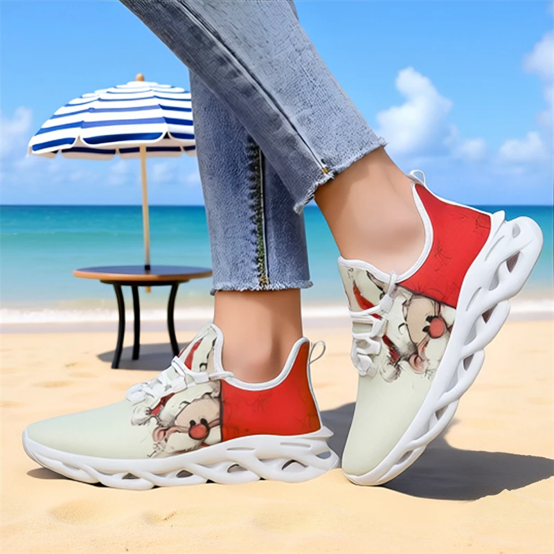 YRZL أحذية رجالية نسائية للجري أحذية رياضية أحذية عيد الميلاد أحذية تنس مسطحة للجنسين أحذية رياضية للنساء أحذية تدريب أحذية رياضية للرجال #4