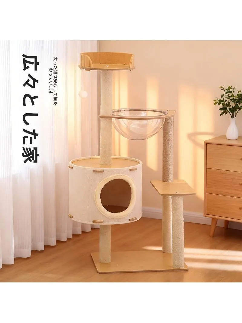 winter-dream-snowy-climbing-tower-space-mat-bed-tree-hemp-barrel-scratching-post-toy-for-cats