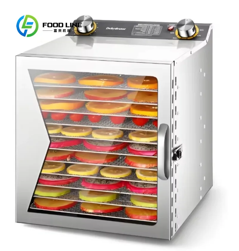 Customized size Stainless steel household small 12-layer dried fruit machine fruit and vegetable air dryer dehydrator