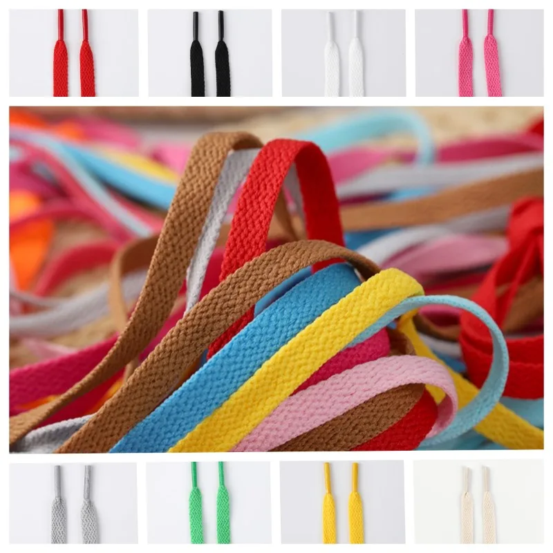 1-пара-плоских-полиэстеровых-шнурков-шириной-8-мм-однослойные-шнурки-для-повседневной-и-спортивной-обуви-черные-белые-разноцветные-шнурки-для-мужчин-и-женщин