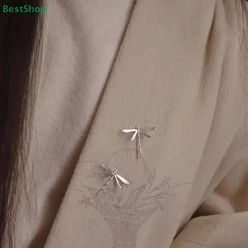 〔Victoria〕Retro Dragonfly Brooches For Women High Grade Fashion Insect Brooch Pins Coat Accessories Jewelry Gifts