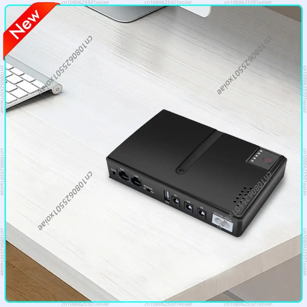 DC1018L Mini Portable UPS Uninterruptible Power Supply 5V 9V 12V Battery Backup UPS Backup Battery for WiFi Router