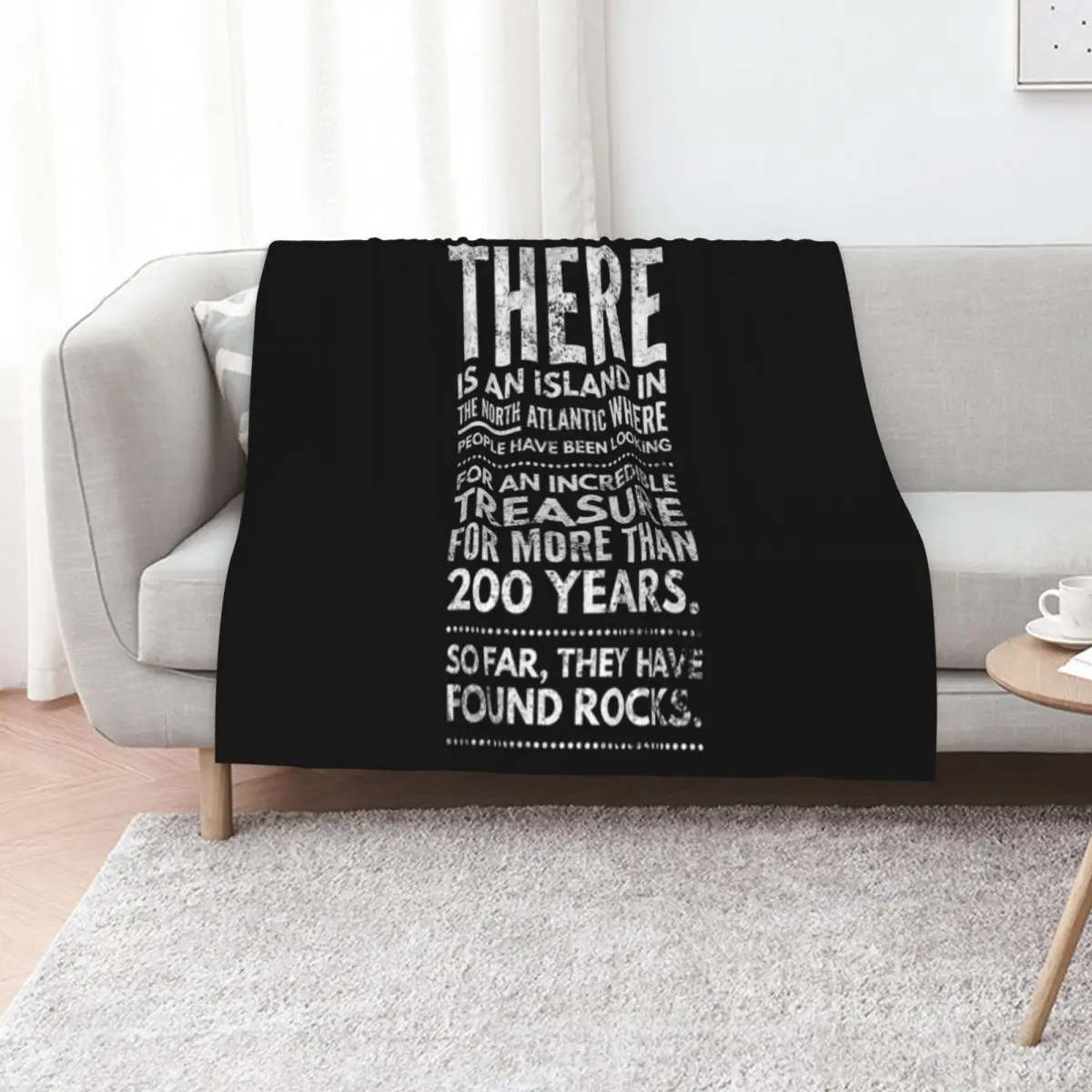 Oak Island T-ShirtThe Ballad of Oak Island Throw Blanket Nap Beautifuls Camping Travel Single manga Blankets