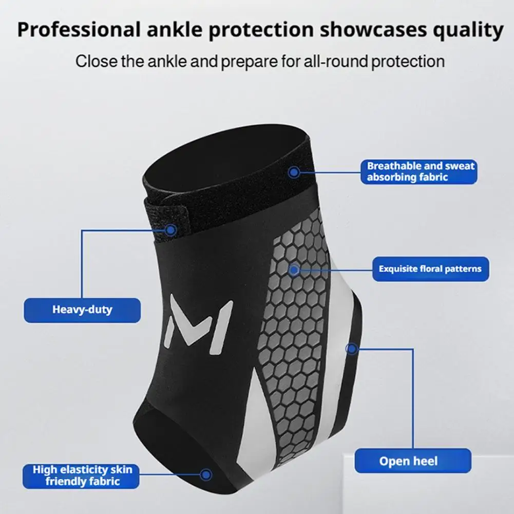 1/2Pcs Bandage Ankle Protector Foot Support For Pain Plantar Fasciitis Night Splint Ankle Protector Soccer Compression Anklet