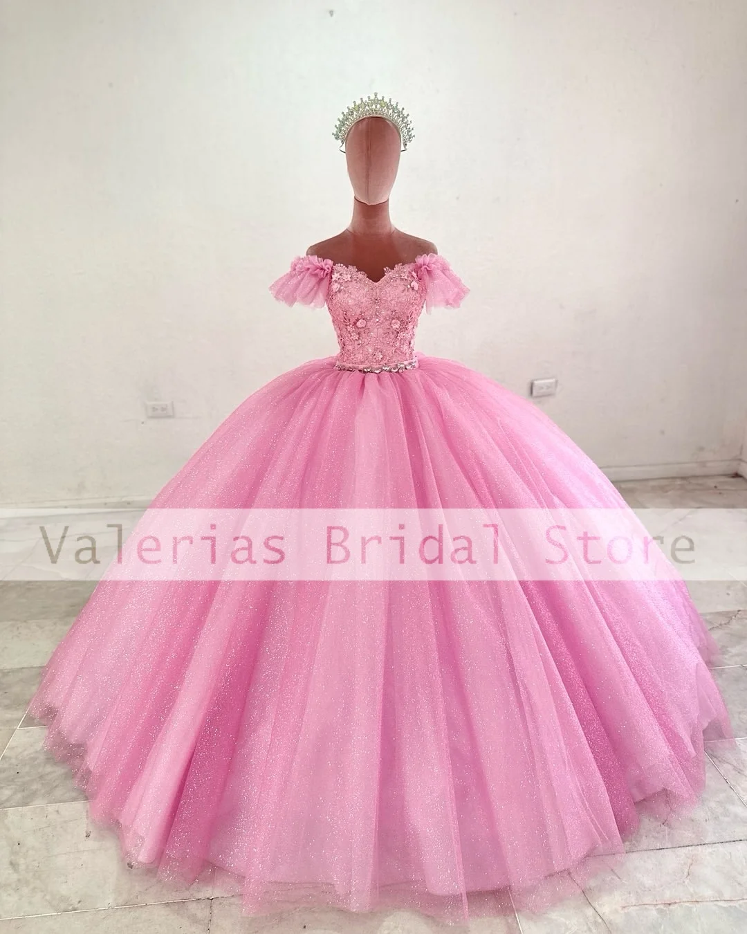 

Милое розовое платье с цветочным узором для девочек на свадьбу, тюлевое платье длиной до пола, бальное платье принцессы для дня рождения, выпускного вечера по индивидуальному заказу