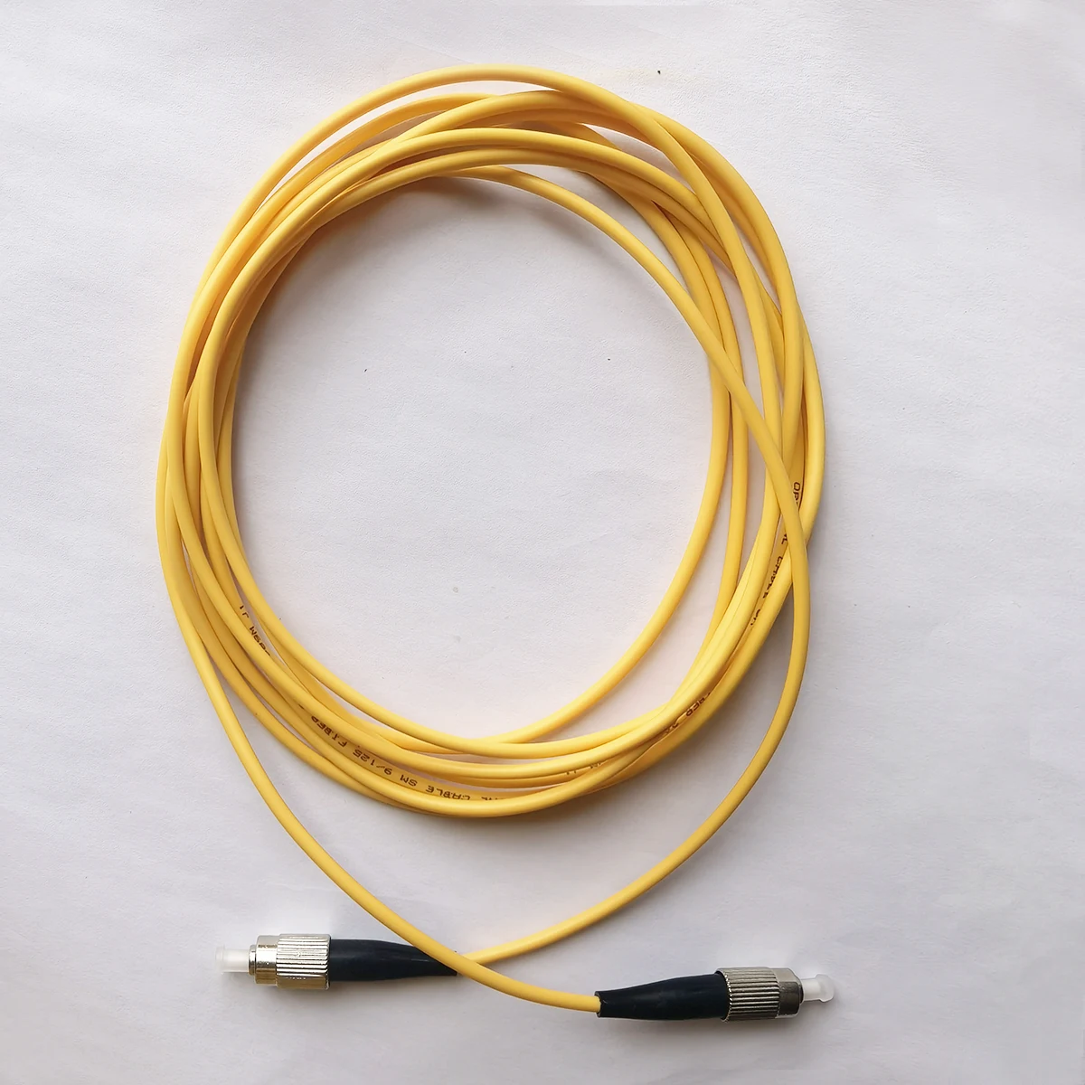 FC/UPC-FC/UPC 3M/5M/10M Fiber Optic Patch Cord Single Mode Simplex Core FTTH Communication Optical Fiber 3.0mm Extension Cord