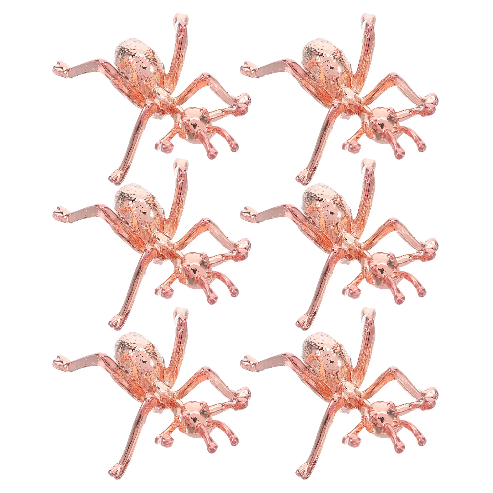 

6Pcs Rose Gold Metal Crystal Ball Display Stands Stable Ant Sphere Holder for Home Office Decor Crystal Ball Display Holder