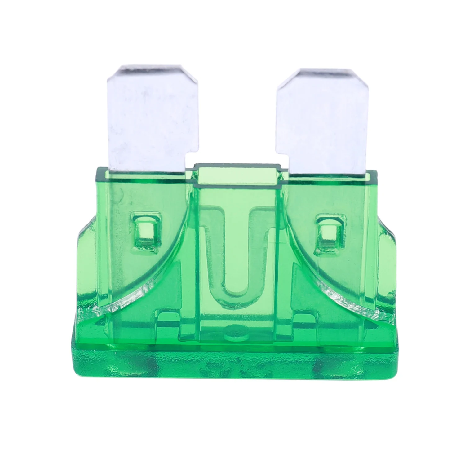 รถยนต์รถยนต์ 30A 30Amp สีเขียว Body ใบมีดสองง่าม ATC ฟิวส์ 30 ชิ้น XY