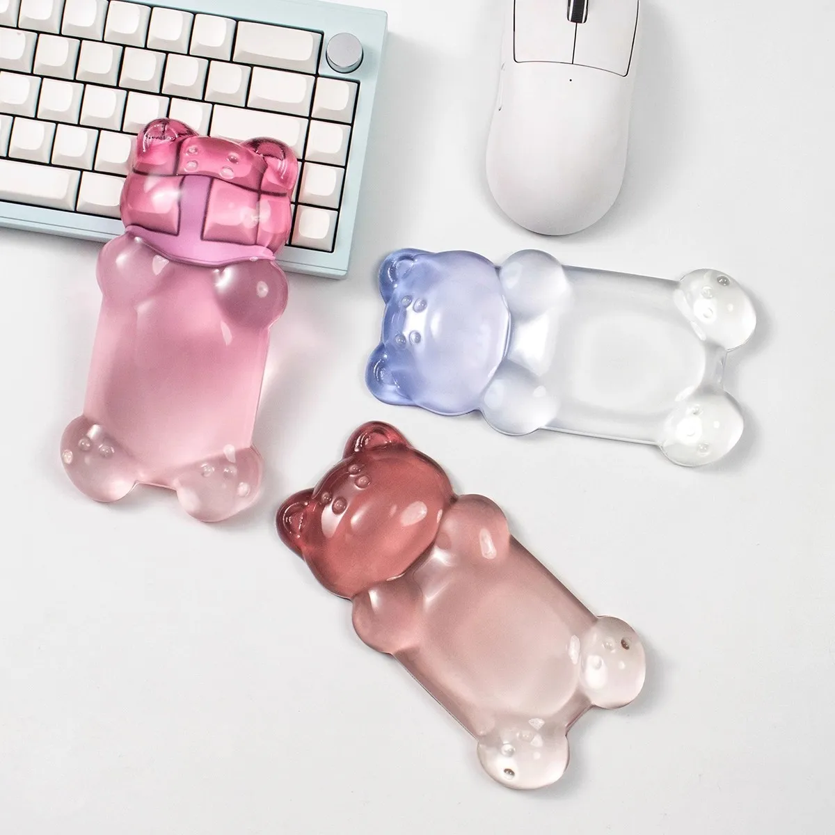 Gel Wrist Rest for Mouse Computer Mouse Wrist Support for Arm Pain Relief Cute Hand Wrist Cushion for Home and Office Working