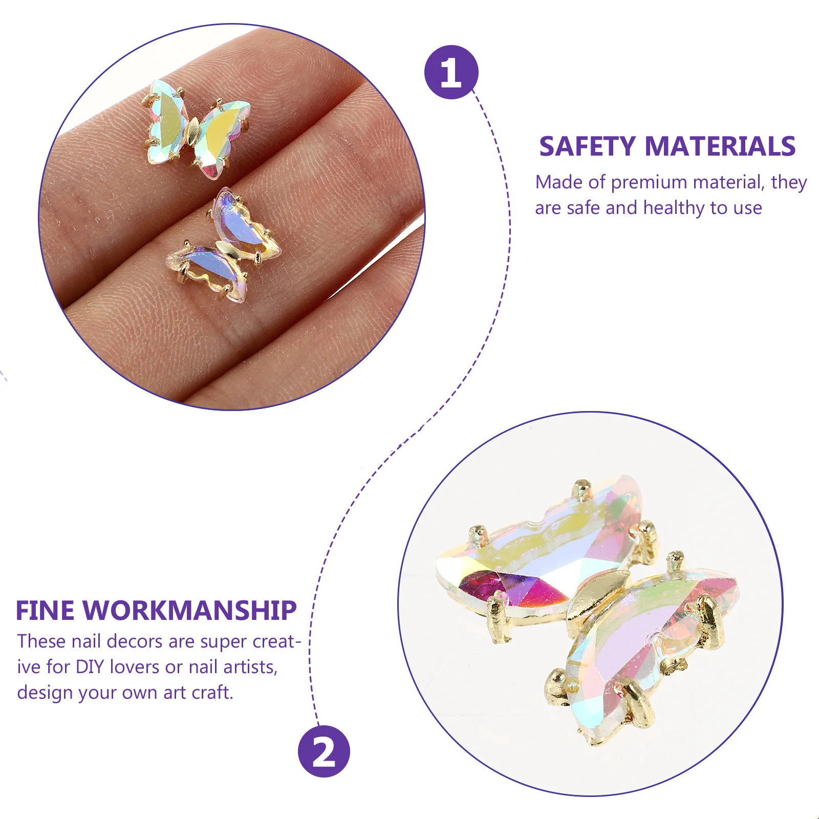 

40 шт. 3D бабочка для ногтей, нежные модные украшения для дизайна ногтей «сделай сам», маникюрные украшения, аксессуары, подвески для маникюра