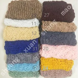 50*50cm   Handcraft Acrylic Fiber Blanket Basket Stuffer Filler Newborn Baby Photography Background