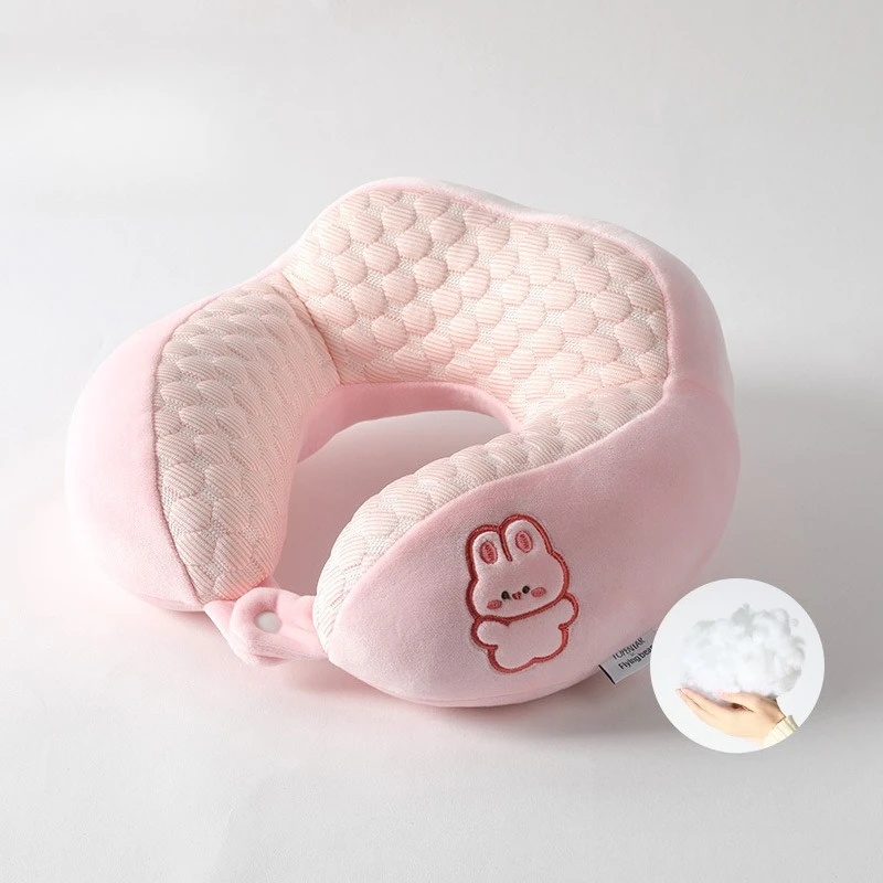 

Breathable Cool U Shaped Neck Pillow for Travel Office Nap Ice Doudou Hump Support Plane Pillow