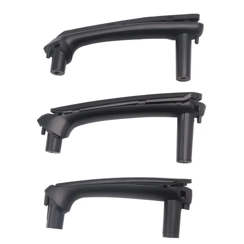 【Price Drop !!】-Black Interior Door Pull Grab Handle+Trim Cover Kit For -Passat B5.5 1998-2005