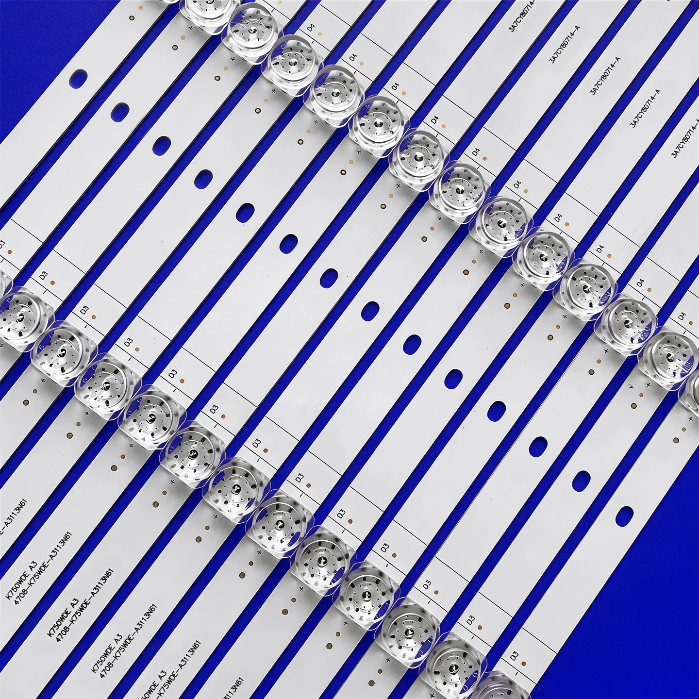 14PCS LED strip for tv 4T-C75DL7UR, 4708-K75WDE-A3113N61 4T C75DL7UR 4P B75EJ2U JR745R3HA2Y 4P-B75EJ2U, K750WDE A3