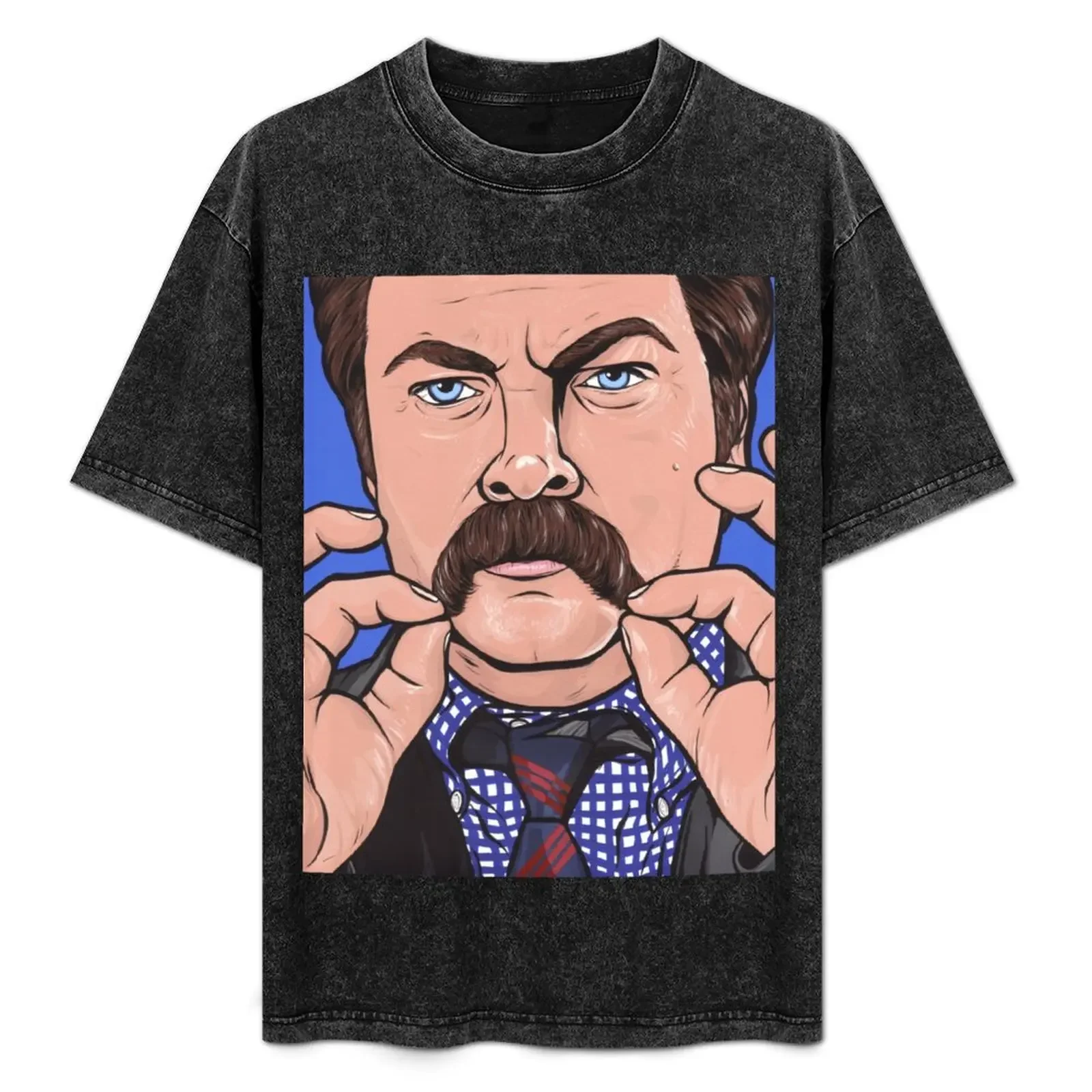 

Ron Swanson T-Shirt t shirts for man slim fit t shirts for man graphic tees t shirts cotton 100% shirt personalised T-Shirt
