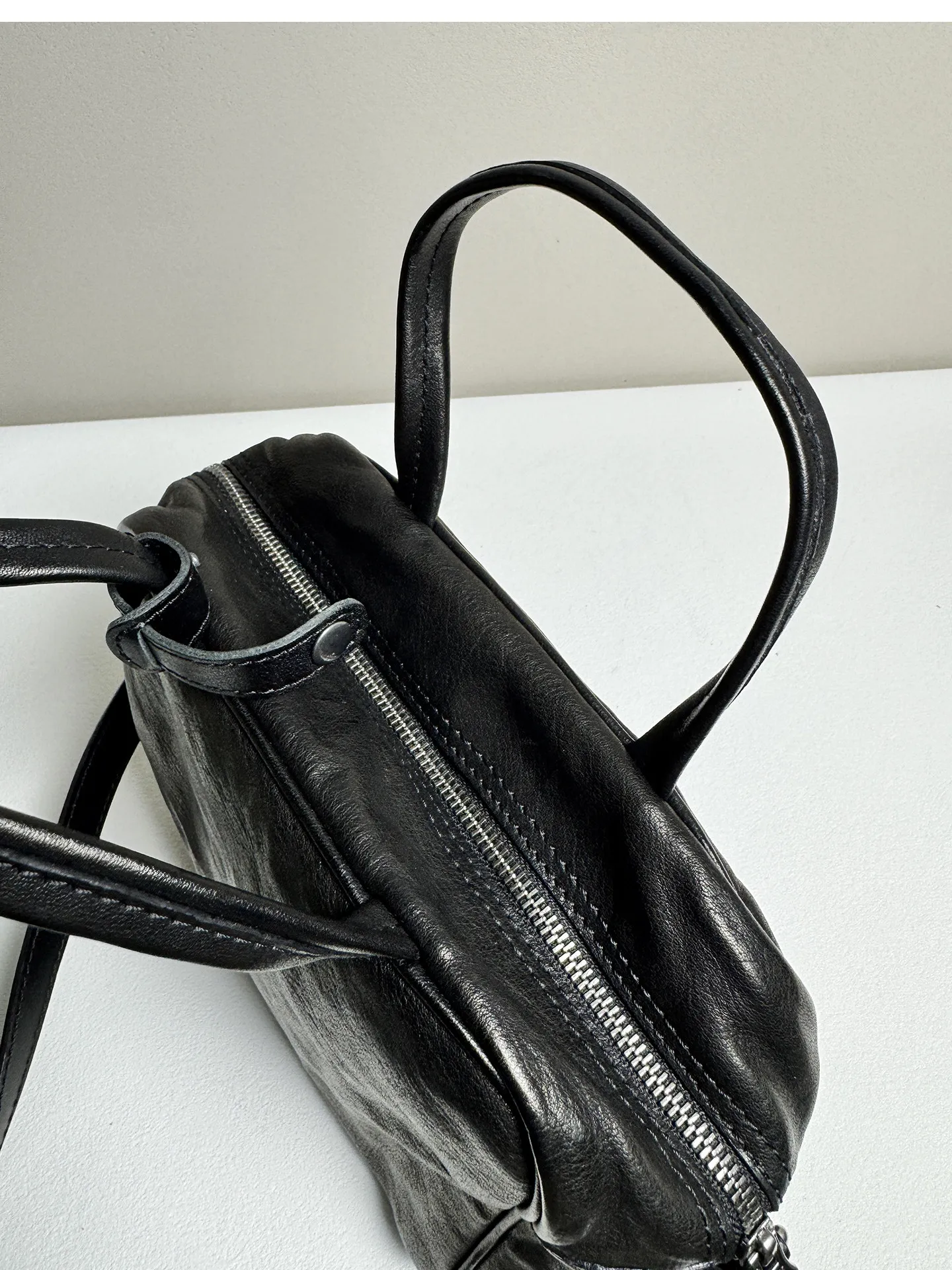 PNDME einfache, modische, hochwertige Damenhandtasche aus Rindsleder der ersten Schicht, Outdoor-Party-Luxus-Umhängetasche aus weichem Echtleder – Detail 18