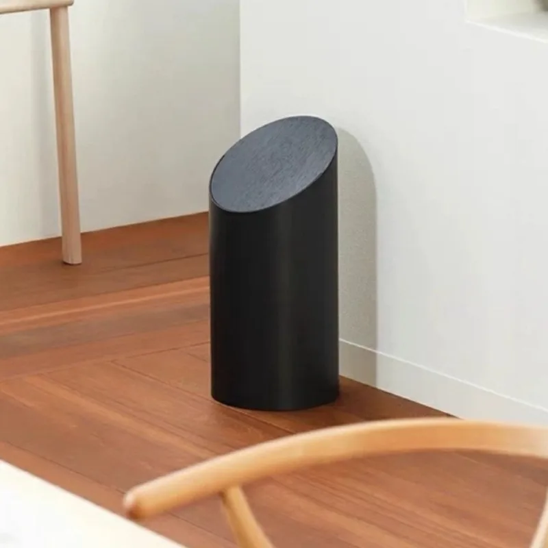 Flip Cover Waste Bins Food Waste Disposal Baskets Living Room Separate Trash Wastebasket Bathroom Anti Odor Diaper Trash Can
