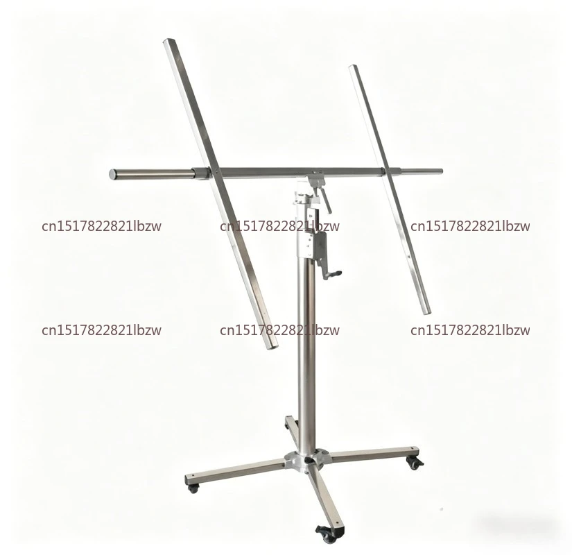 Carpentry Ceiling Gypsum Board Sealing Artifact Lifting Bracket Platform Stainless Steel Manual Portable Lift