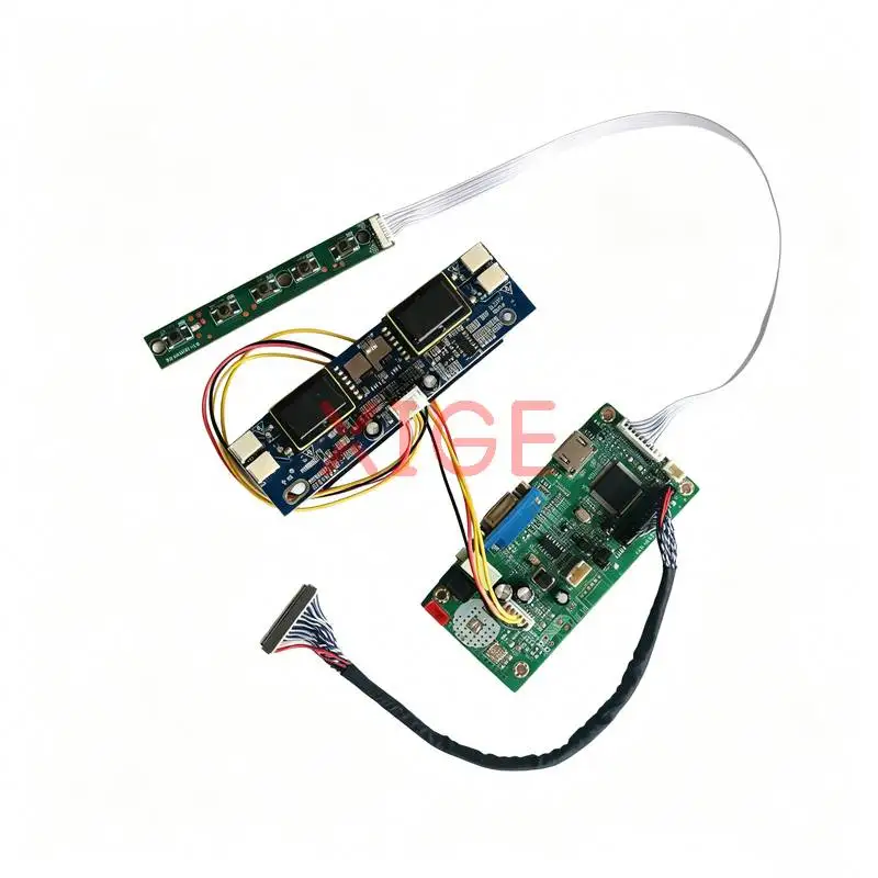 

LCD Monitor Controller Drive Board Fit MT190AW02 M190A1 TMS190WX1 MT190AW01 HDMI+VGA 1440x900 4CCFL 1440*900 LVDS 30-Pin DIY Kit