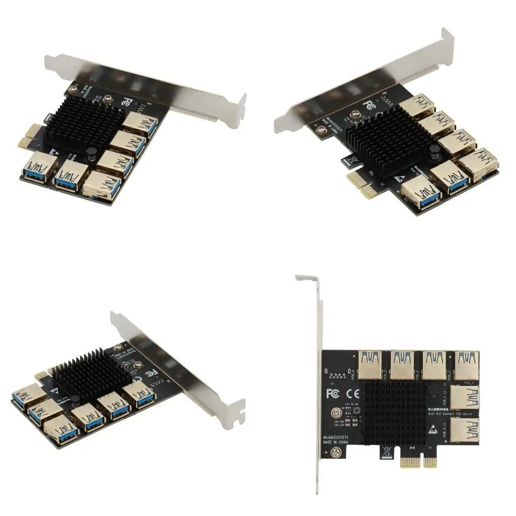 

652F PCI-EXPRESS 16X SLOTS CARD CARD PCI-E 1X к внешнему адаптеру 16X PCI-E USB