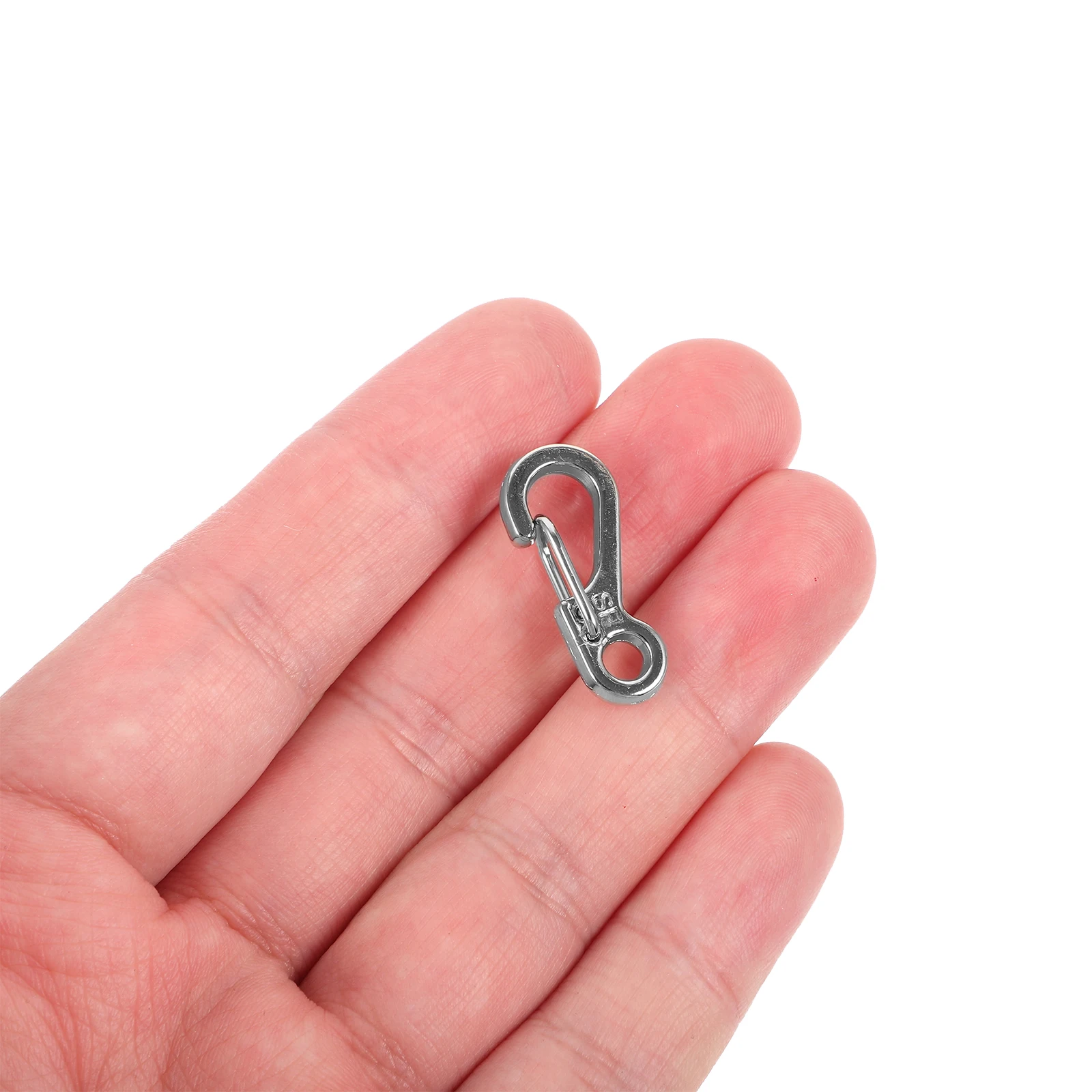 

20 Pcs Hanging Accessories Small Carabiner Clips Tiny Mini Keychain Thin Dual Spring Opening