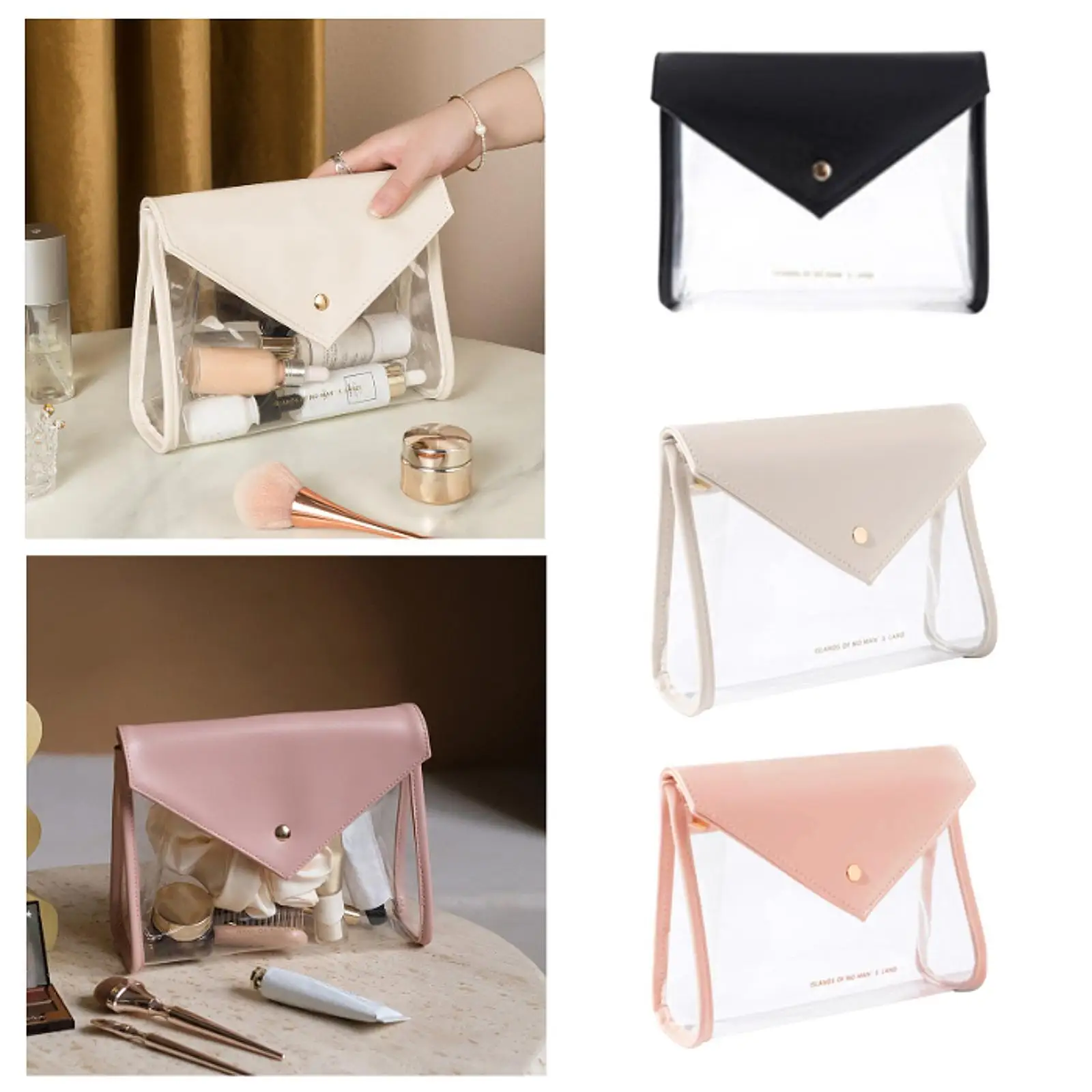 Travel Toiletry Bag Cosmetic Bag Clear Toiletries Storage Multipurpose Women Men