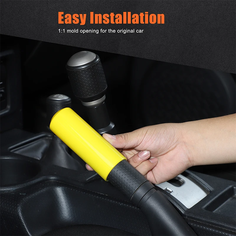 

Для Toyota FJ Cruiser 2007-2021: Накладка на ручку тормоза и рычаг КПП из черного ABS-пластика, аксессуары для интерьера автомобиля