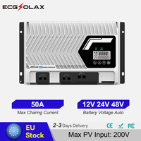 ECGSOLAX ET-NC G3 50A 12V 24V 24V 48V Auto Work MPPT Solar Controllers charging IP43 Charger Solar Controller for Solar System