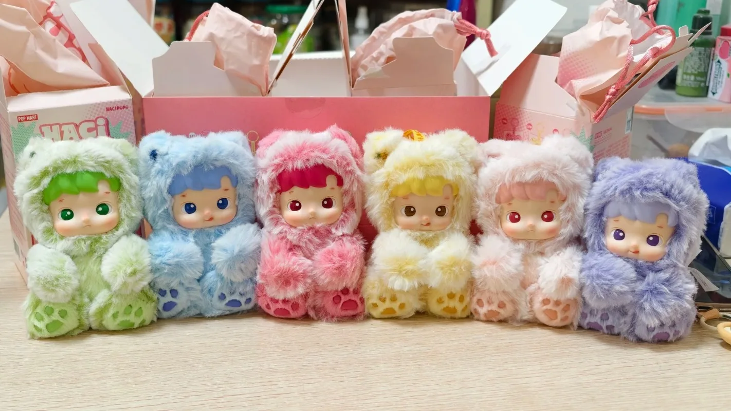 POPMART Originale Genuino HACIPUPU Orso Gummy Candy Serie Vinile Peluche Decorazione Cieco Scatola Regalo Carino