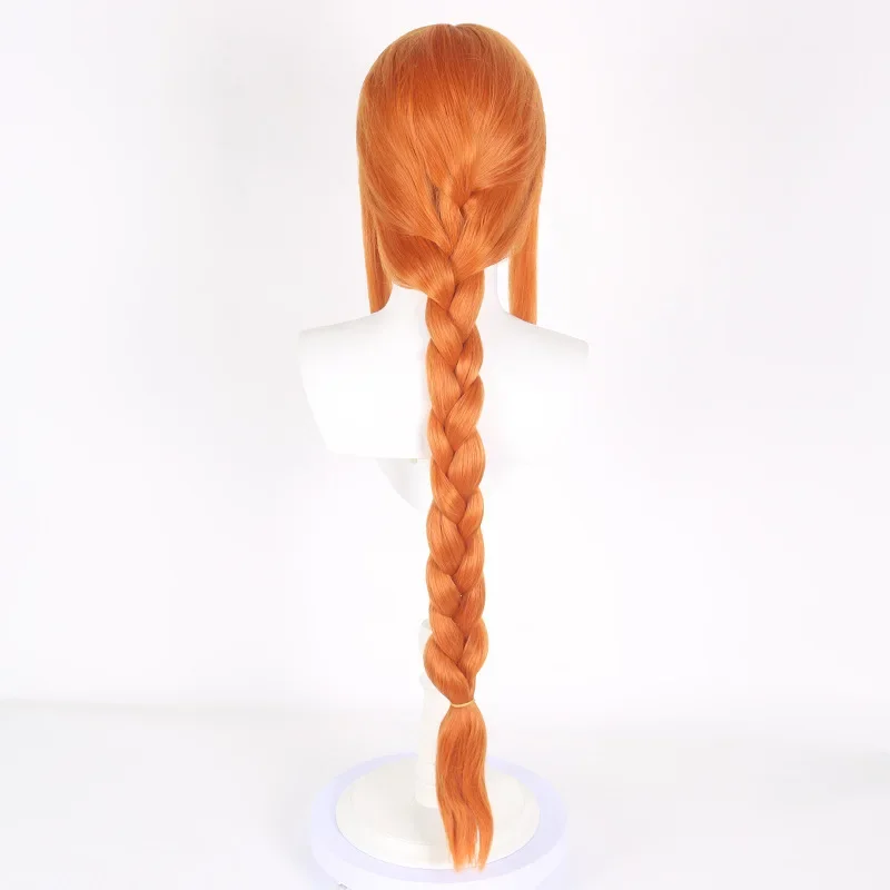 Anime Frieren Beyond Journey's End Flamme Cosplay Wig Orange Long Hair Ponytail Mage Mentor of Frieren Halloween Party Women