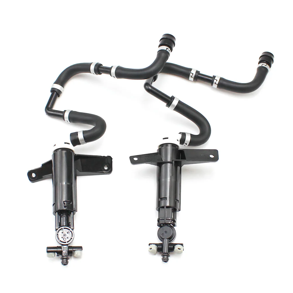 For LEXUS LS460 2007-2009 Front Bumpers Head Lamp Headlight Washer Nozzle With Cover Set 85208-50030 85207-50030