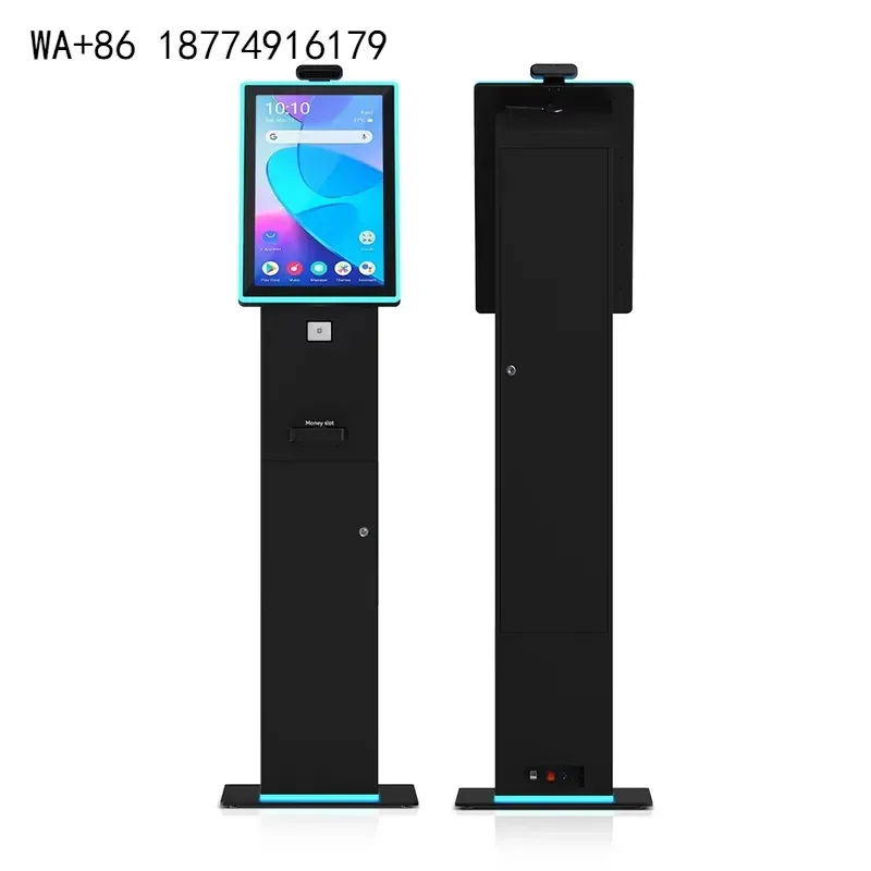 wmwmnu MHY 23.6 Inch 1920x1080 Arcade Games Card Payment System SDK Facial Recognition Receipt Printer Bill Recycler Indoor