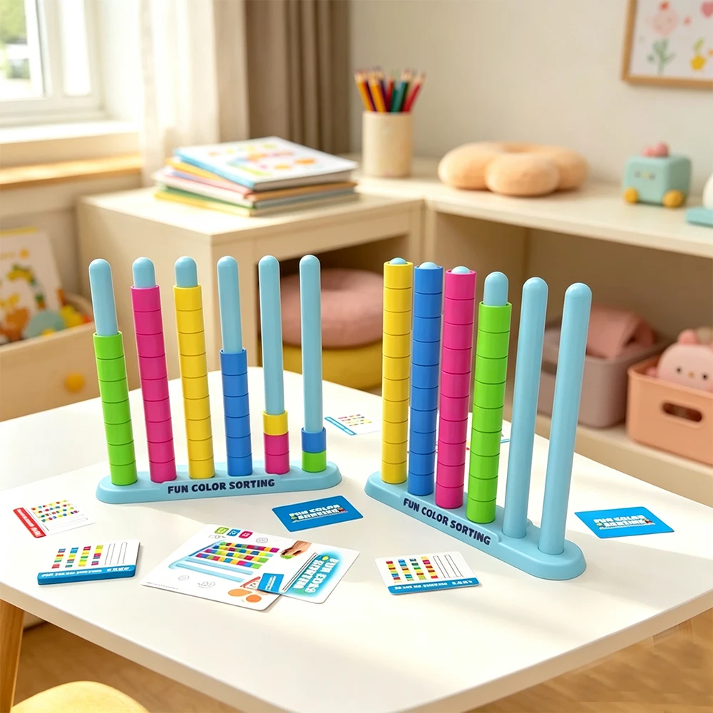 New Color Stack Challenge Fast-Paced Color Matching Puzzle Game for Fun Parties and Family Game Challenge Board Strategy Toy