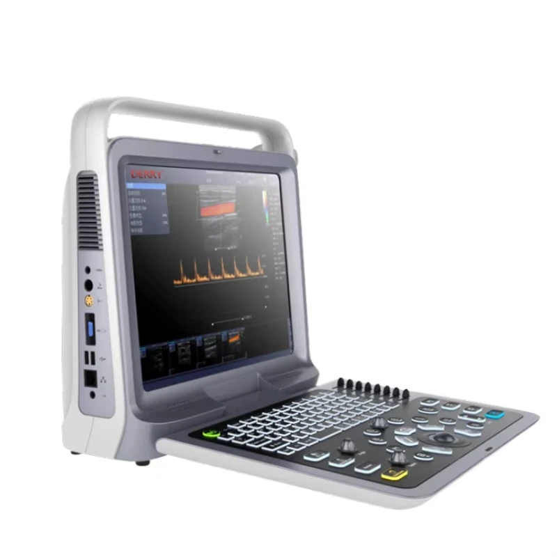 Breaking Ultrasound System Machine, Portable Laptop Computer, Veterinary Color Doppler Ultrasound Probe Scanner