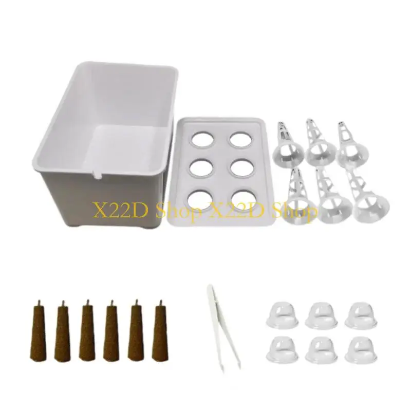 X22D Compacts Hydroponic Growing System For Indoor Plant Recyclable Plastic