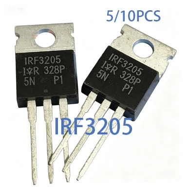 5PCS   IRF3205   IRF1010E   IRF2807   IRFZ48N   IRFB3207    IRF1018E  TO-220  MOSFET electronics in stock